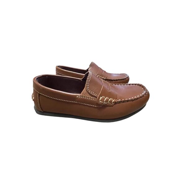 Florsheim Little Kids Leather Jasper Driver Classic Penny Loafer Tan Size 11 NEW - Picture 9 of 11